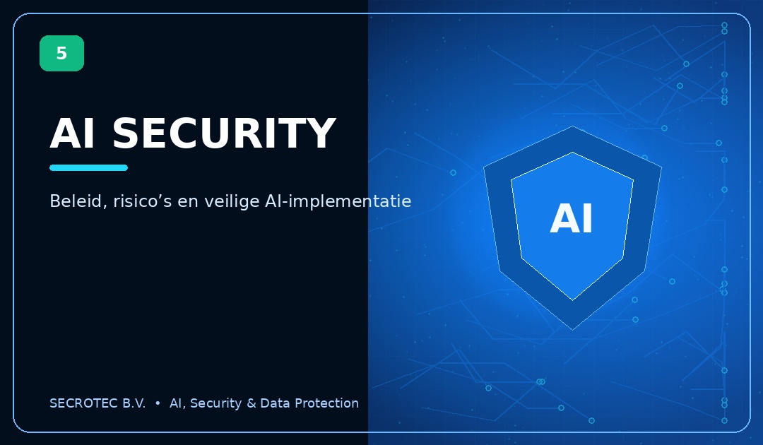 AI-security en governance — risico's beheersen